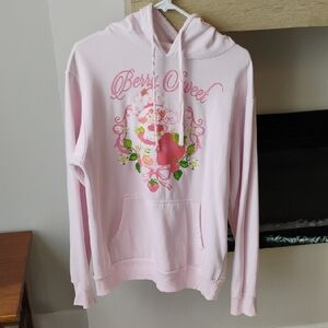 Berry Sweet Women's Light Pink Hoodie Size Medium